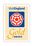 Badge of VisitEngland Gold Water