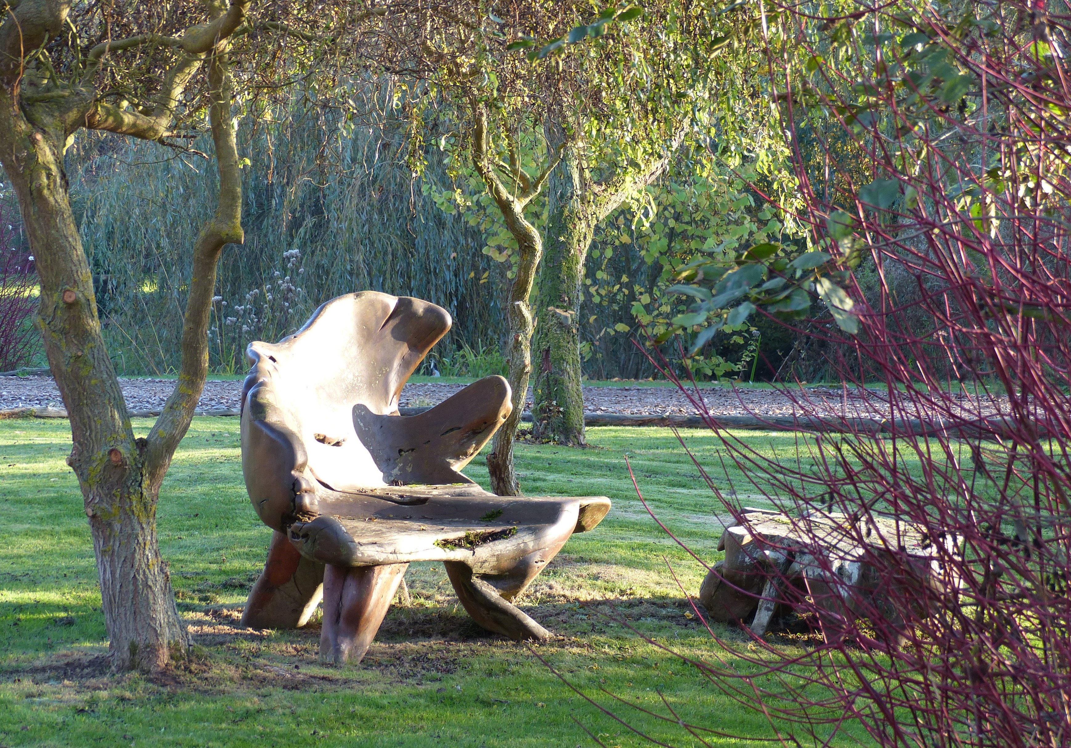 Natural Carved Seating Area